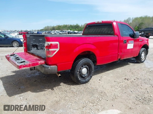 2011 Ford F-150 XL with VIN 1FTMF1CMXBKD88737, listed as a IAAI auction lot 41868349 with 276,266 mi miles. Bid and sale history available at carsss.com. Image 4.