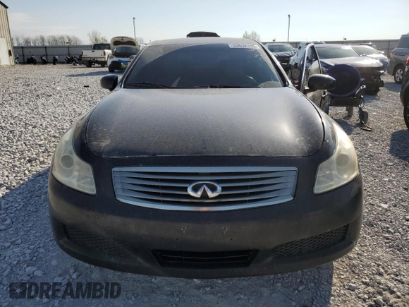 2007 Infiniti G35 with VIN JNKBV61F97M806145, listed as a Copart auction lot 53632115 with 216,347 mi miles and Salvage Title. Bid and sale history available at DreamBid. Image 5.