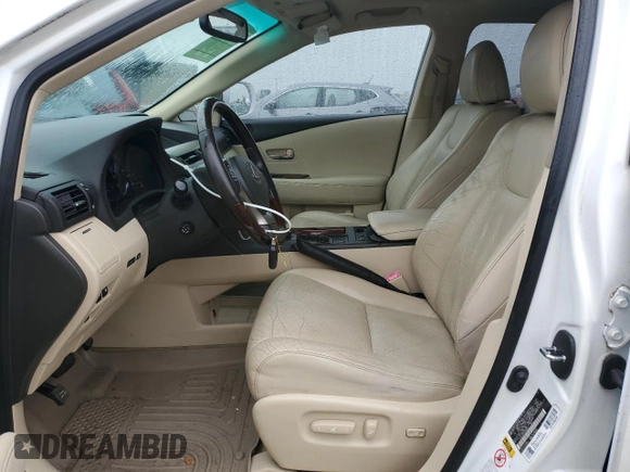 2013 Lexus RX 350 with VIN JTJZK1BA2D2008332, listed as a Copart auction lot 48825575 with 117,321 mi miles and Salvage Title. Bid and sale history available at DreamBid. Image 7.
