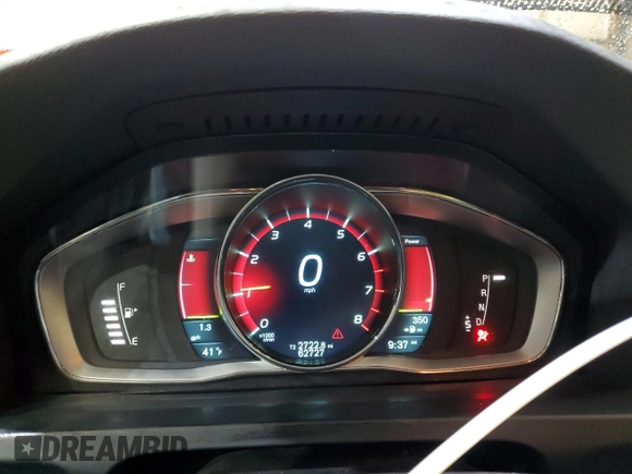 2015 Volvo S60 T5 Platinum with VIN YV1612TD8F2305562, listed as a Copart auction lot 47931785 with 62,727 mi miles and Salvage Title. Bid and sale history available at carsss.com. Image 9.