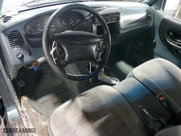 1995 Ford Ranger Splash with VIN 1FTCR10A8STA46131, listed as a Copart auction lot 83876724 with 117,400 mi miles and Salvage Title. Bid and sale history available at carsss.com. Image 8.