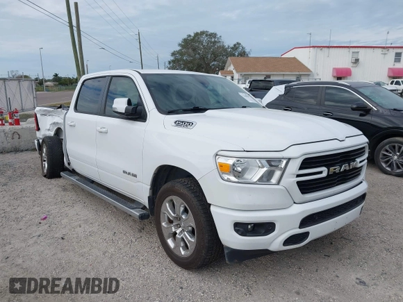 2020 Ram 1500 Big Horn with VIN 1C6RREMT2LN272790, listed as a IAAI auction lot 41340387 with 82,424 mi miles. Bid and sale history available at carsss.com. Image 1.
