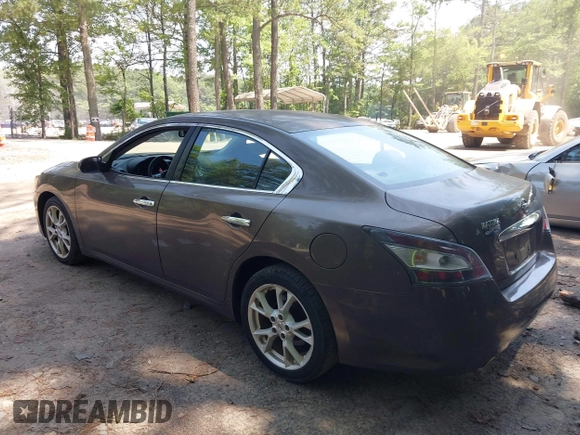 2012 Nissan Maxima S with VIN 1N4AA5AP1CC809218, listed as a IAAI auction lot 42577951 with 98,508 mi miles and . Bid and sale history available at DreamBid. Image 3.