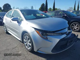 2020 Toyota Corolla LE with VIN JTDEPRAE5LJ065182, listed as a IAAI auction lot 41799613 with 53,193 mi miles. Bid and sale history available at carsss.com. Image 1.