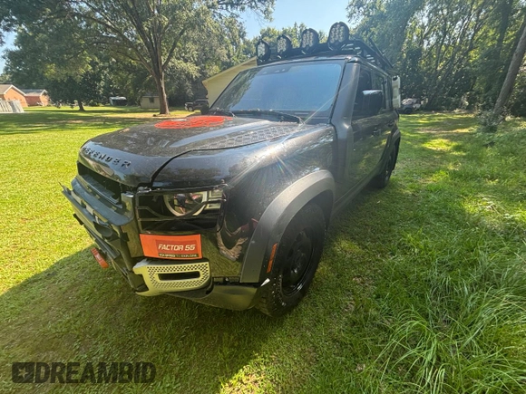 2022 Land Rover Defender S with VIN SALEJ7RX5N2063532, listed as a Copart auction lot 66183175 with 22,966 mi miles and Clean title. Bid and sale history available at DreamBid. Image 2.