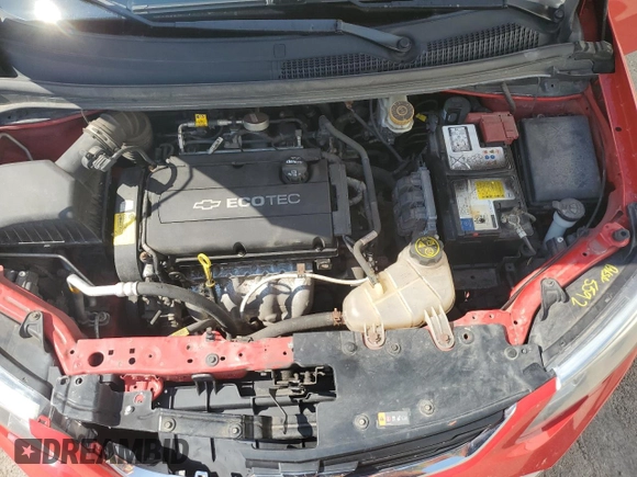 2017 Chevrolet Sonic LT with VIN 1G1JD5SH7H4168966, listed as a Copart auction lot 60683275 with 181,020 mi miles and Salvage title. Bid and sale history available at DreamBid. Image 11.