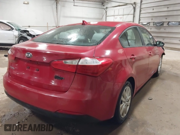 2016 Kia Forte LX with VIN KNAFX4A62G5574769, listed as a IAAI auction lot 41789886 with 127,254 mi miles. Bid and sale history available at carsss.com. Image 4.