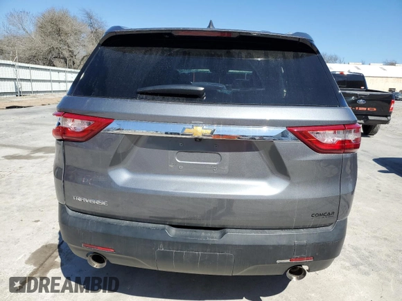 2021 Chevrolet Traverse LS with VIN 1GNERFKW0MJ212971, listed as a Copart auction lot 46793925 with 63,238 mi miles and Salvage Title. Bid and sale history available at carsss.com. Image 6.