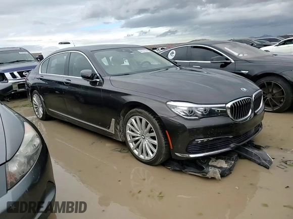 2017 BMW 7 Series 740i xDrive with VIN WBA7E4C3XHGV23345, listed as a Copart auction lot 40793704 with 71,046 mi miles. Bid and sale history available at carsss.com. Image 10.