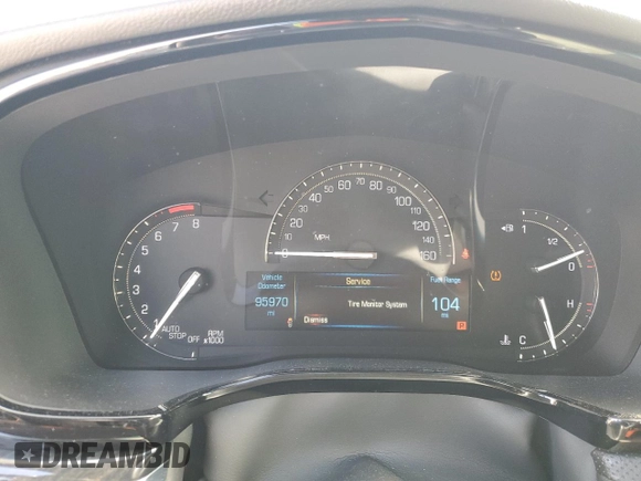 2018 Cadillac XT5 AWD with VIN 1GYKNBRS8JZ158474, listed as a Copart auction lot 50318515 with 95,970 mi miles and Salvage title. Bid and sale history available at DreamBid. Image 9.