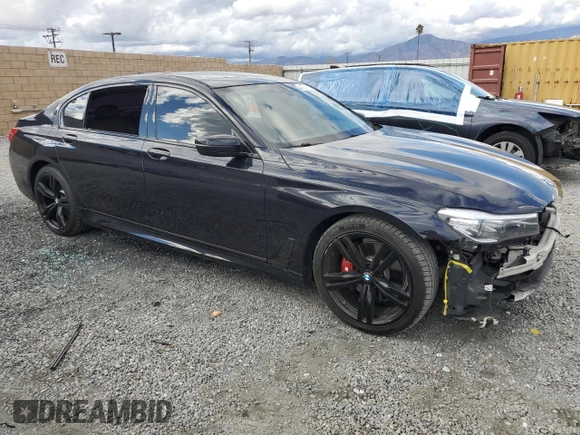 2019 BMW 7 Series 740i z VIN WBA7E2C51KB454264, wystawiony jako Copart lot #44275445 z przebiegiem 61 499 mil mil oraz Szkoda całkowita • Salvage title. Historia ofert i sprzedaży dostępna na DreamBid. Obrazek 4.