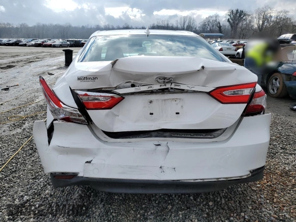 2019 Toyota Camry LE with VIN 4T1B11HK0KU719418, listed as a Copart auction lot 41380975 with 56,937 mi miles and Salvage Title. Bid and sale history available at carsss.com. Image 6.