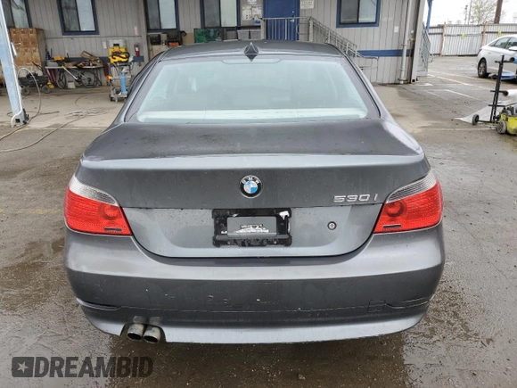 2005 BMW 5 Series 530i z VIN WBANA73555CR58878, wystawiony jako Copart lot #51302875 z przebiegiem 172 745 mil mil oraz Szkoda całkowita • Salvage title. Historia ofert i sprzedaży dostępna na DreamBid. Obrazek 6.