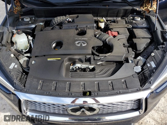 2021 Infiniti QX50 SENSORY with VIN 3PCAJ5CB3MF120474, listed as a Copart auction lot 79601944 with 17,395 mi miles and Salvage Title. Bid and sale history available at carsss.com. Image 12.