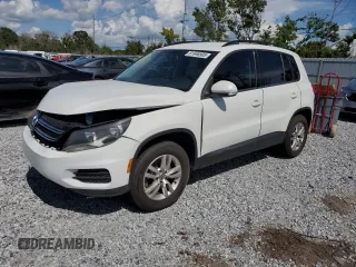 2015 Volkswagen Tiguan SE with VIN WVGAV7AX1FW601297, listed as a Copart auction lot 61946905 with 143,064 mi miles and Non repairable. Bid and sale history available at DreamBid. Image 1.
