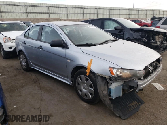 2010 Mitsubishi Lancer DE with VIN JA32U1FU6AU008903, listed as a Copart auction lot 86352974 with 96,645 mi miles and Salvage Title. Bid and sale history available at carsss.com. Image 4.