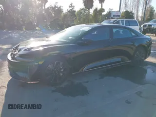 2025 Lucid Air Pure with VIN 50EA1PGA7SA004788, listed as a IAAI auction lot 41518561 with 1,872 mi miles. Bid and sale history available at carsss.com. Image 2.