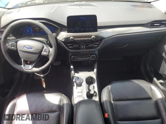 2021 Ford Escape Titanium с VIN 1FMCU9J90MUA58591, выставлен на аукционе Copart как лот 57126875 с пробегом 109 483 миль миль и Списание • Salvage title. История ставок и продаж доступна на DreamBid. Изображение 8.