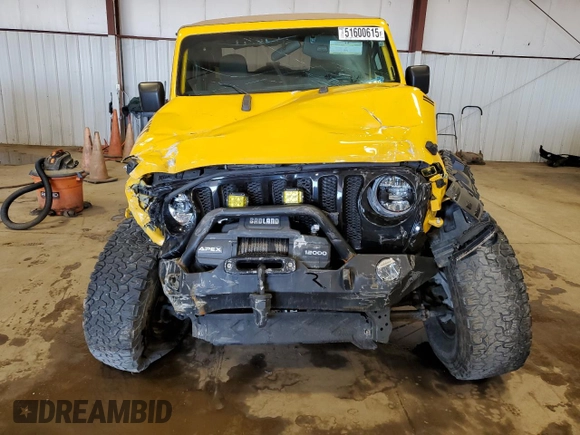 2020 Jeep Wrangler Sport S с VIN 1C4GJXAG2LW215350, выставлен на аукционе Copart как лот 51600615 с пробегом 85 082 миль миль и Списание • Salvage title. История ставок и продаж доступна на DreamBid. Изображение 5.