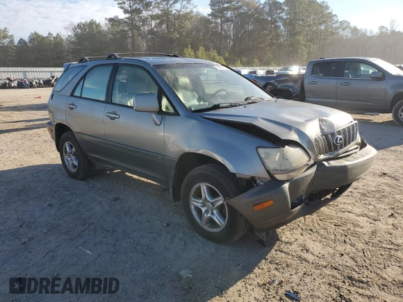 2003 Lexus RX 300 with VIN JTJGF10U230162476, listed as a Copart auction lot 42698575 with 235,449 mi miles and Salvage Title. Bid and sale history available at carsss.com. Image 4.