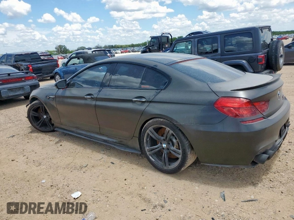 2016 BMW M6 with VIN WBS6E9C55GG437140, listed as a Copart auction lot 62839105 with Not provided miles and Clean title. Bid and sale history available at DreamBid. Image 2.