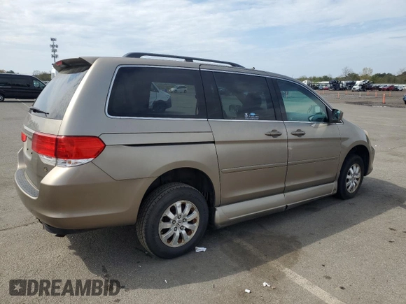 2010 Honda Odyssey EX with VIN 5FNRL3H4XAB042606, listed as a Copart auction lot 55256765 with 69,801 mi miles and Clean title. Bid and sale history available at DreamBid. Image 3.