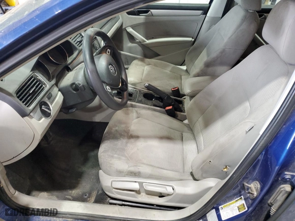 2016 Volkswagen Passat 1.8T S with VIN 1VWAS7A36GC066106, listed as a Copart auction lot 82108924 with 0 mi miles and Salvage Title. Bid and sale history available at carsss.com. Image 7.