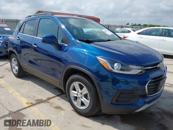 2020 Chevrolet Trax LT with VIN 3GNCJLSB2LL308702, listed as a IAAI auction lot 42081342 with 50,798 mi miles and . Bid and sale history available at DreamBid. Image 1.