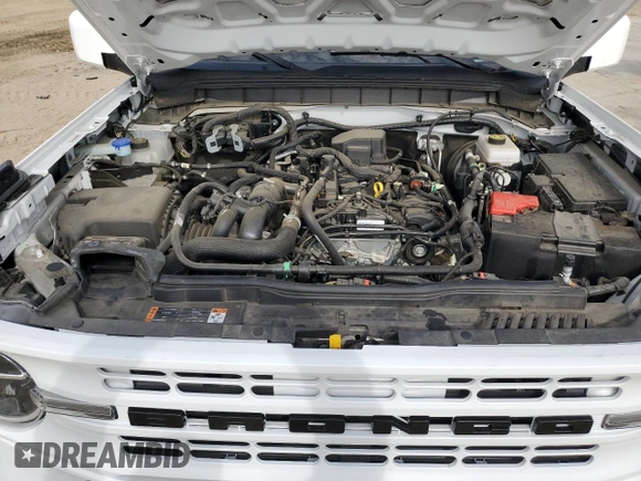 2021 Ford Bronco with VIN 1FMEE5BH5MLB03650, listed as a Copart auction lot 43584385 with 12,104 mi miles and Salvage Title. Bid and sale history available at DreamBid. Image 13.