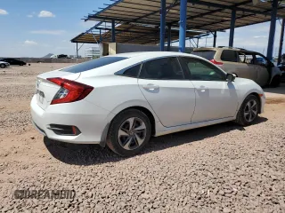 2019 Honda Civic Sedan LX with VIN 19XFC2F60KE027623, listed as a Copart auction lot 53839175 with 104,820 mi miles and Salvage Title. Bid and sale history available at carsss.com. Image 3.