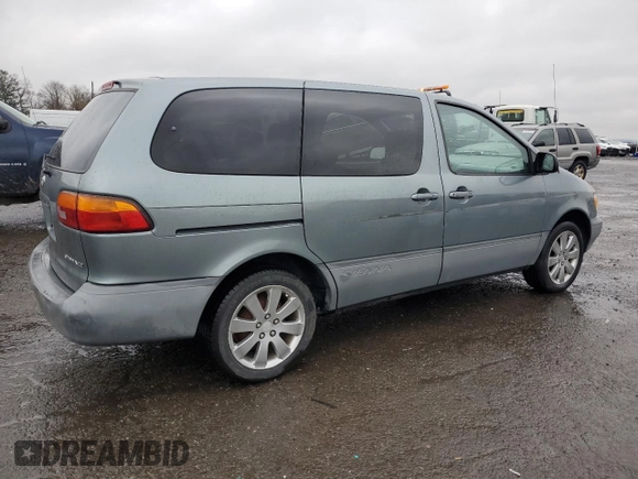 2000 Toyota Sienna CE with VIN 4T3GF19C0YU301648, listed as a Copart auction lot 49411324 with 227,142 mi miles and Salvage Title. Bid and sale history available at carsss.com. Image 3.
