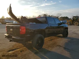 2018 Chevrolet Silverado 1500 Custom with VIN 3GCUKPEC1JG384424, listed as a Copart auction lot 43831585 with 37,267 mi miles and Salvage Title. Bid and sale history available at carsss.com. Image 3.