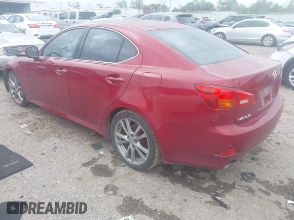 2006 Lexus IS 350 with VIN JTHBE262265010490, listed as a IAAI auction lot 41910749 with 179,472 mi miles and . Bid and sale history available at DreamBid. Image 3.