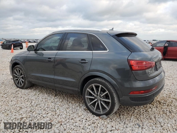 2018 Audi Q3 Premium Plus with VIN WA1HCCFS7JR022640, listed as a Copart auction lot 53517985 with 52,513 mi miles and Salvage Title. Bid and sale history available at carsss.com. Image 2.