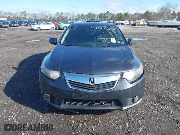 2012 Acura TSX Tech Pkg with VIN JH4CU2F64CC002313, listed as a IAAI auction lot 41847320 with 999,999 mi miles. Bid and sale history available at carsss.com. Image 11.