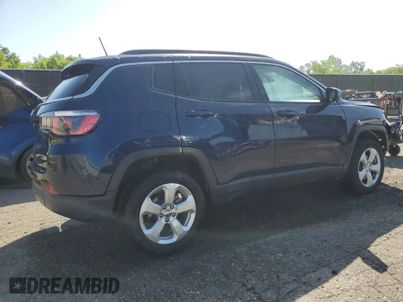 2020 Jeep Compass Latitude z VIN 3C4NJDBB2LT164611, wystawiony jako Copart lot #62141145 z przebiegiem 95 095 mil mil oraz Czysty tytuł • Clean title. Historia ofert i sprzedaży dostępna na DreamBid. Obrazek 3.