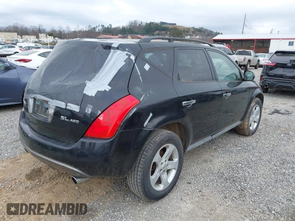 2005 Nissan Murano SL with VIN JN8AZ08W65W421149, listed as a IAAI auction lot 41858615 with 146,308 mi miles and . Bid and sale history available at DreamBid. Image 4.
