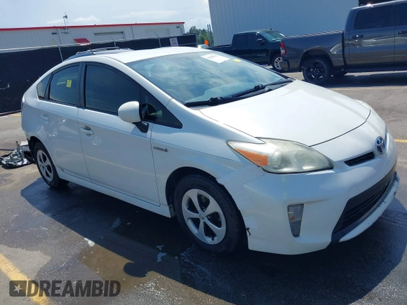 2015 Toyota Prius Four with VIN JTDKN3DU5F1876137, listed as a IAAI auction lot 42060062 with 287,361 mi miles. Bid and sale history available at carsss.com. Image 1.