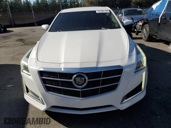 2014 Cadillac CTS Sedan RWD with VIN 1G6AP5SX0E0135819, listed as a Copart auction lot 42782185 with 187,456 mi miles and Salvage Title. Bid and sale history available at carsss.com. Image 5.