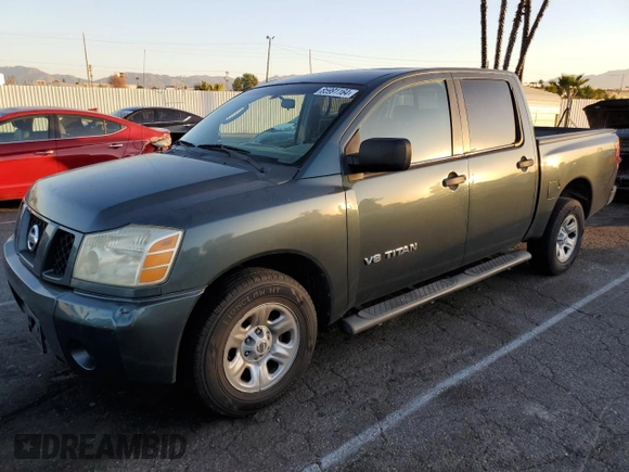 2005 Nissan Titan SE with VIN 1N6AA07A55N557591, listed as a Copart auction lot 85991164 with 176,809 mi miles and Salvage Title. Bid and sale history available at DreamBid. Image 1.