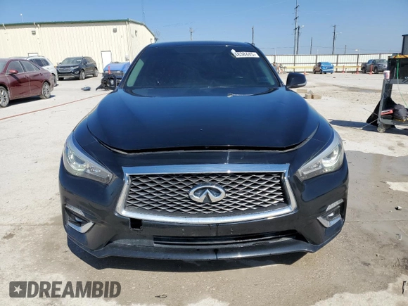 2019 Infiniti Q50 Luxe with VIN JN1EV7AP6KM517703, listed as a Copart auction lot 44838445 with 68,582 mi miles and Clean title. Bid and sale history available at DreamBid. Image 5.