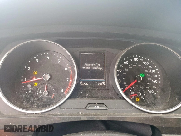 2020 Volkswagen Tiguan S z VIN 3VV1B7AX1LM180885, wystawiony jako Copart lot #60566125 z przebiegiem 59 276 mil mil oraz Szkoda całkowita • Salvage title. Historia ofert i sprzedaży dostępna na DreamBid. Obrazek 9.