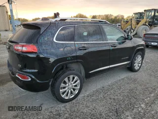 2018 Jeep Cherokee Overland with VIN 1C4PJMJX8JD562138, listed as a Copart auction lot 77249404 with 119,865 mi miles and Salvage Title. Bid and sale history available at carsss.com. Image 3.