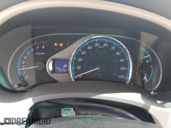 2012 Toyota Sienna XLE AAS with VIN 5TDYK3DC6CS248919, listed as a Copart auction lot 55470505 with 79,761 mi miles and Salvage title. Bid and sale history available at DreamBid. Image 9.
