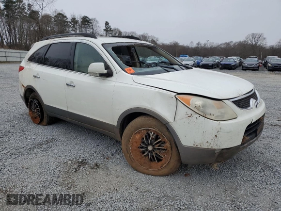 2007 Hyundai Veracruz GLS with VIN KM8NU73C67U013763, listed as a Copart auction lot 88281495 with 209,974 mi miles and Salvage Title. Bid and sale history available at DreamBid. Image 4.