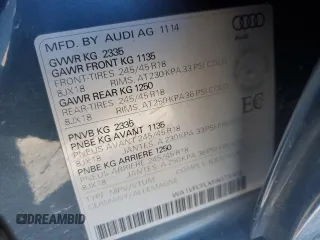 2015 Audi allroad A6 V8 with VIN WA1VFCFLXFA073302, listed as a Copart auction lot 46307054 with 146,375 mi miles and . Bid and sale history available at DreamBid. Image 12.