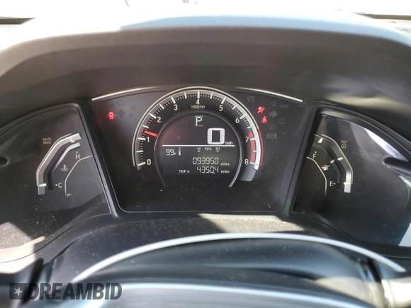 2016 Honda Civic Sedan LX with VIN 19XFC2F53GE099219, listed as a Copart auction lot 53125225 with 93,950 mi miles and Salvage Title. Bid and sale history available at carsss.com. Image 9.