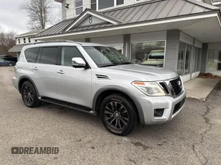 2017 Nissan Armada Platinum with VIN JN8AY2NE5H9703795, listed as a IAAI auction lot 41069123 with 170,681 mi miles. Bid and sale history available at carsss.com. Image 1.