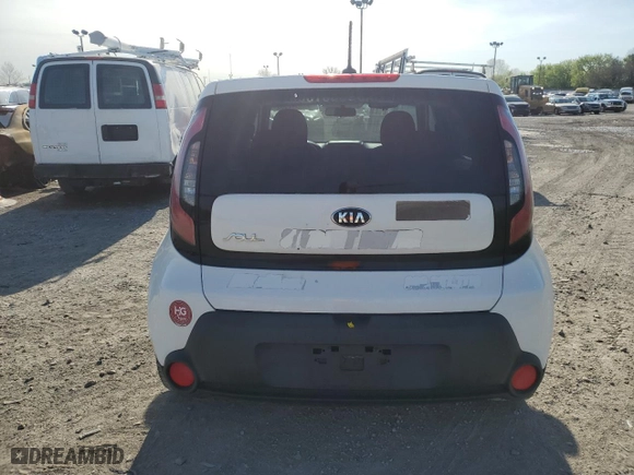2016 Kia Soul with VIN KNDJN2A22G7844172, listed as a Copart auction lot 53527665 with 179,237 mi miles and Clean Title. Bid and sale history available at carsss.com. Image 6.