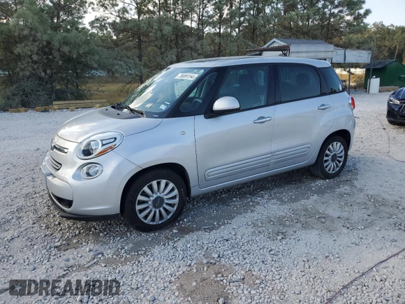 2014 FIAT 500L Easy with VIN ZFBCFABHXEZ026955, listed as a Copart auction lot 78089154 with 119,552 mi miles and Salvage Title. Bid and sale history available at carsss.com. Image 1.